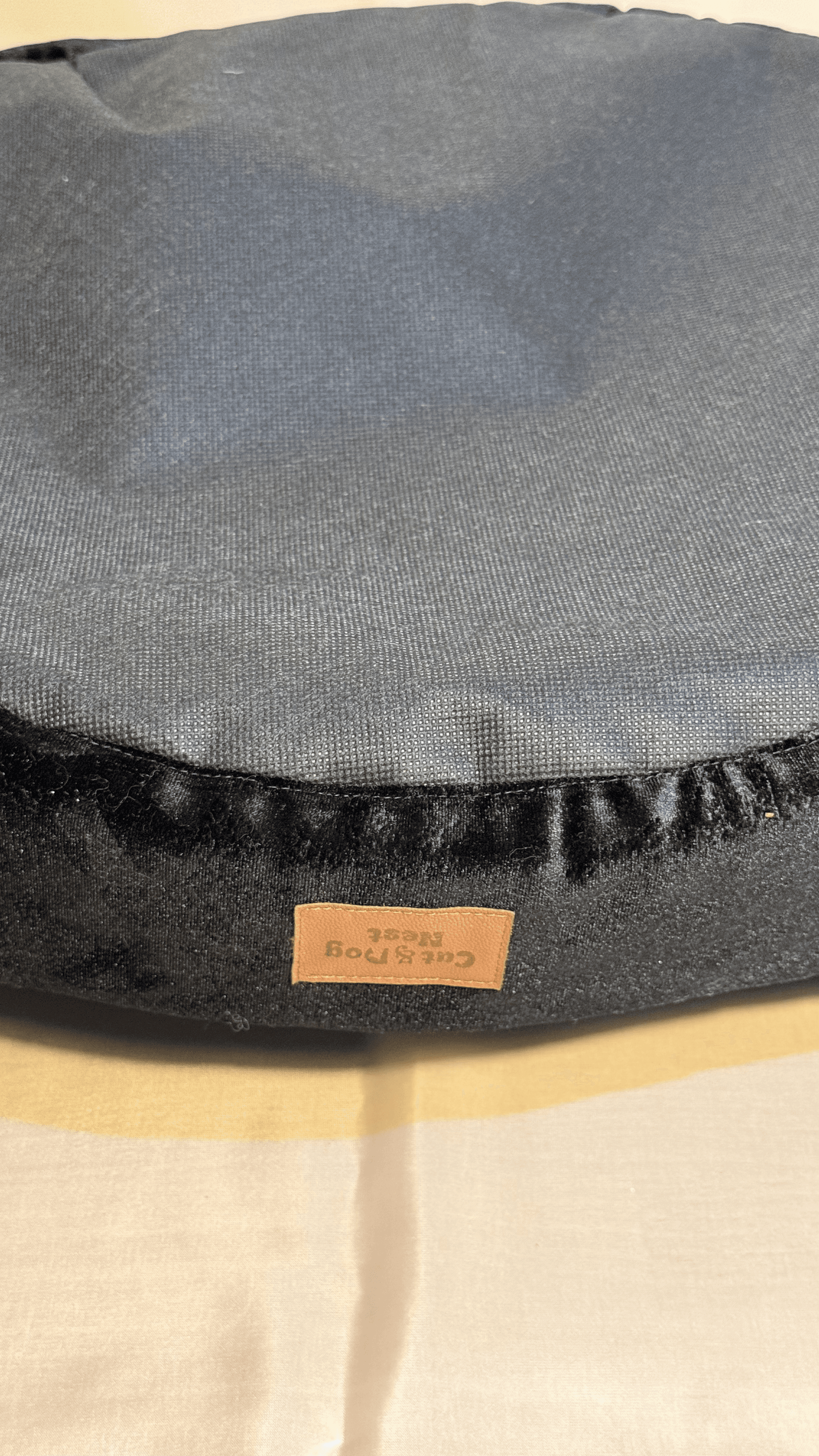 Siyah Kumaş Yatak - Görsel 3