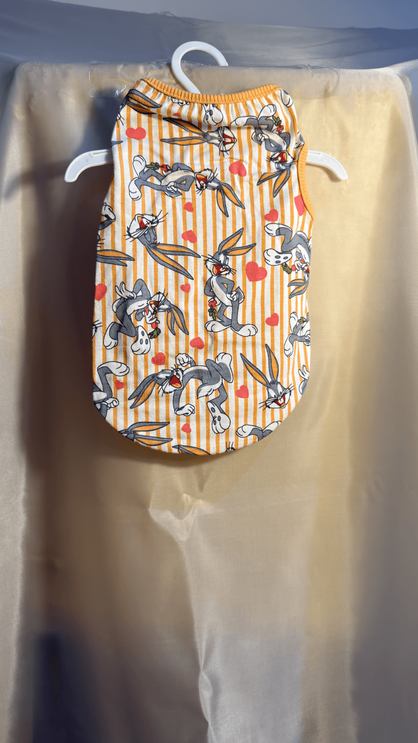 Turuncu Bugs Bunny Evcil Hayvan Kıyafeti - Görsel 1